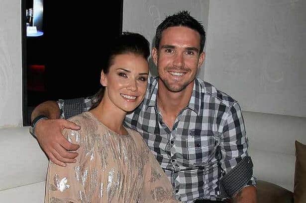 Jessica Taylor With Kevin Pietersen