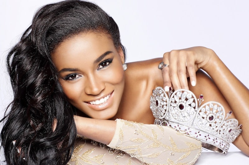 Miss Universe 2011 Leila Lopes - Retouched for Glamor