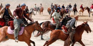 An Unusual Sport Called Buzkashi