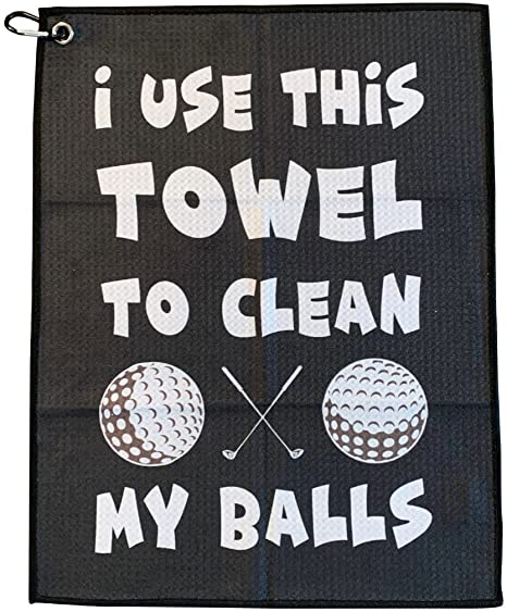 funny golf towels