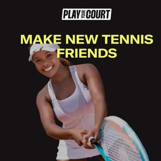 FIND YOUR PERFECT TENNIS PARTNER NEARBY IN LESS THAN 30 SECONDS